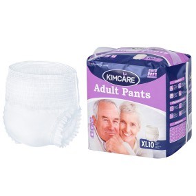 Adult Diapers Manufacturer - Kimcare Cheap Free Sample Wholesale Super Thick Disposable Pull-On Panties Unisex