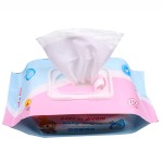 婴儿湿巾供应商-代工80片高品质柔软水刺无纺布湿式清洁湿巾环保一次性