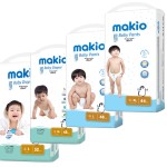 婴儿裤厂家-Makio免费样品低价一次性儿童裤尿裤进口SAP印花