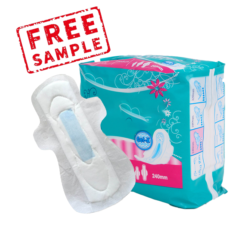 卫生巾厂家 - 良好品质翼型经期加厚巾女性护垫