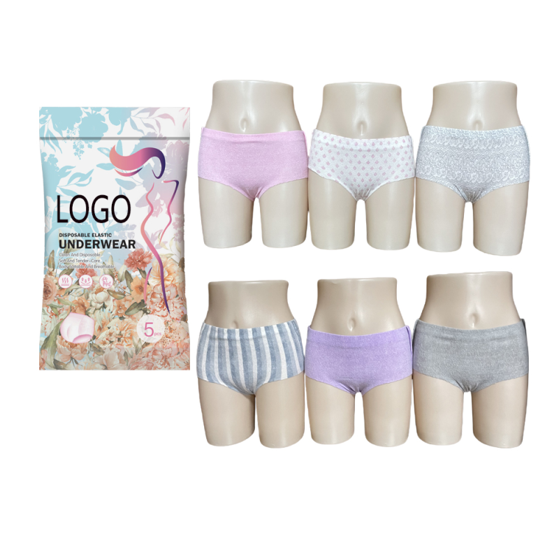 Disposable Underwear Supplier - Women's Comfortable Leak-Proof Non-Woven Disposable Panties Single-Use Period
