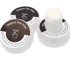 湿巾厂家 - 定制私模压缩湿巾一次性弹出式