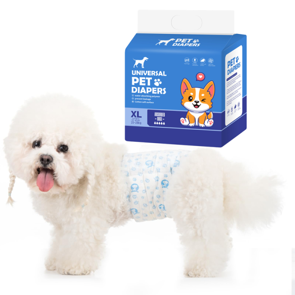宠物尿裤厂家-高品质防水一次性宠物尿裤印花设计雄雌狗猫用