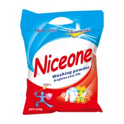 洗衣粉厂家-Niceone 500克散装实惠优质超白衣服无酶洗衣粉