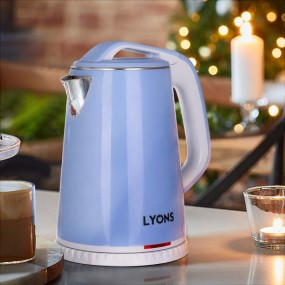 Electric Kettle Supplier - Niceone Coloured Double Wall Cordless Electric Tea Coffee Water Plastic Kettle Electrical