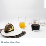 饮水杯供应商-Niceone饮用水高脚杯长透明奶茶玻璃杯