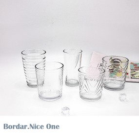 Glass Cup Manufacturer - Niceone Rotating Clear Whiskey Drinking Beer Reusable Coffee Glass Cup