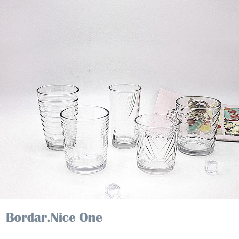Glass Cup Manufacturer - Niceone Rotating Clear Whiskey Drinking Beer Reusable Coffee Glass Cup