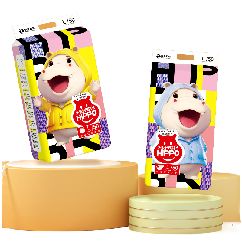 Baby Diapers Supplier - USA Fluff Pulp Printed Nappies