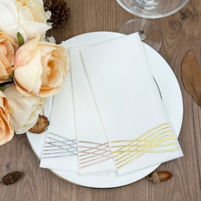 Hand Towels Factory - Linens Feel 3043cm Super Water Absorbent Hand Tissue Paper Disposable Airlaid Printed