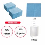 清洁布厂家-50片3540厘米可重复使用无纺布清洁布多用一次性清洁巾