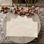 Paper Napkins Supplier - High Quality Custom Logo Printed Bamboo Pulp Napkins Natural Cloth for Restaurants Hotels