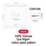 Washcloths Manufacturer - Biodegradable 3060cm Daily Soft Cotton Dry Wipes Disposable Washcloths Facial Cloths