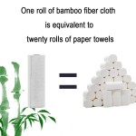 Bamboo Towels Factory - Eco-Friendly 2828cm 100% Bamboo Viscose Fiber Paper Towels Super Absorbent Machine Washable