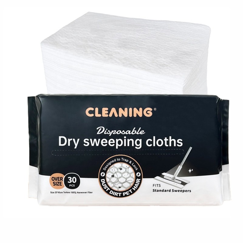 Mop Pads Supplier - Upgraded 2542cm Static Sweeper Pad Refills Dry Mop Cleaning Honeycomb Design 100% Polyester