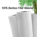 Bamboo Towels Factory - Eco-Friendly 2828cm 100% Bamboo Viscose Fiber Paper Towels Super Absorbent Machine Washable