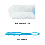 Dust Duster Supplier - Shengbo 360-Degree Disposable Cleaning Dust Duster Electrostatic Feather Retractable Microfiber