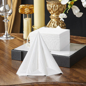 Paper Napkins Supplier - 40x40cm Disposable Paper Napkins Custom Printed for Restaurant Hotel Airline Catering