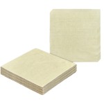 Kitchen Towels Factory - Heavy Duty 3535cm Bamboo Pulp Cloth Mesh Towels Super Absorbent Disposable Wipes Natural