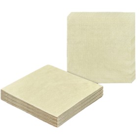 Kitchen Towels Factory - Heavy Duty 3535cm Bamboo Pulp Cloth Mesh Towels Super Absorbent Disposable Wipes Natural