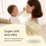 Facial Towels Supplier - Premium XL Size Bamboo Viscose Facial Towels Gentle Disposable Dry Cloths for Acne Prone