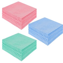 清洁布厂家-50片3540厘米可重复使用无纺布清洁布多用一次性清洁巾