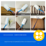 Dust Duster Supplier - Shengbo 360-Degree Disposable Cleaning Dust Duster Electrostatic Feather Retractable Microfiber