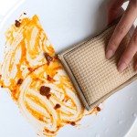 厨房刷供应商-无油竹纤维洗碗刷厨房清洁用品带擦拭魔术海绵