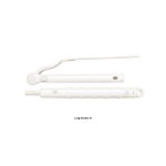 Dusting Duster Manufacturer - White Handle Electrostatic Dusting Duster Microfiber Head Long Disposable Foldable