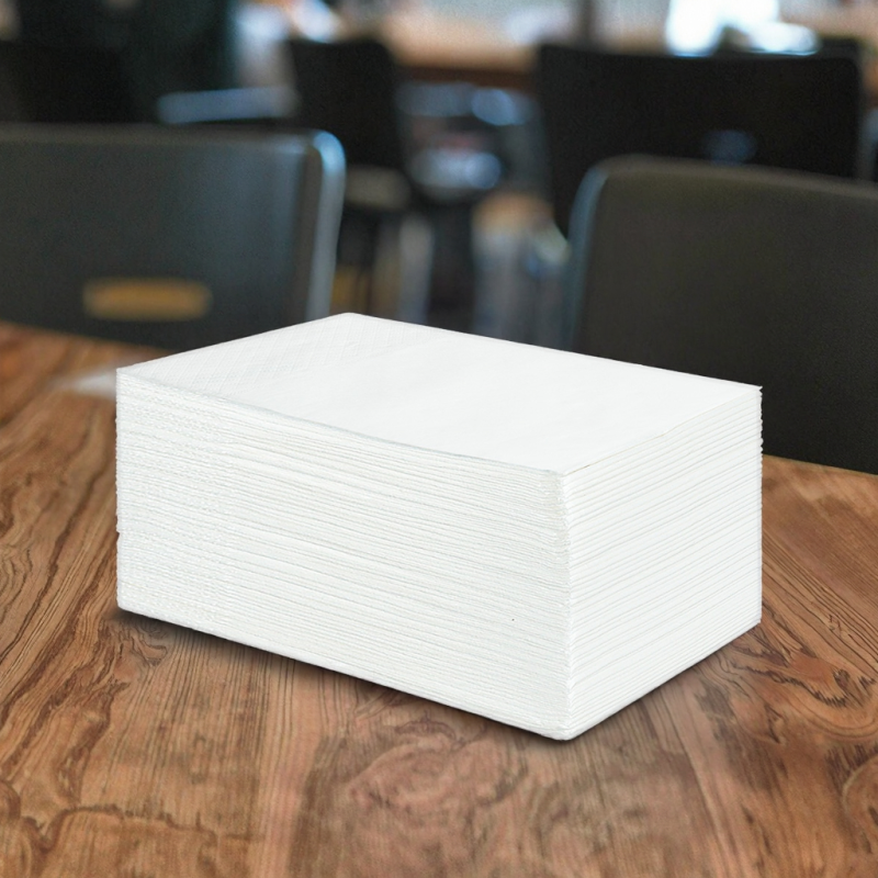 Paper Napkins Supplier - Eco-Friendly 40x40cm Disposable Paper Napkins Biodegradable Custom Printed for Hotel