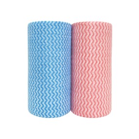Cleaning Cloths Supplier - 100pcs 2030cm Easy-Tear Reusable Kitchen Cleaning Cloths Lint Streak Free Nonwoven