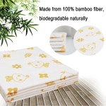 Bamboo Cloth Manufacturer - Boxed Disposable 100% Bamboo Bio Fiber Cloth 2830cm Heavy Duty Machine Washable