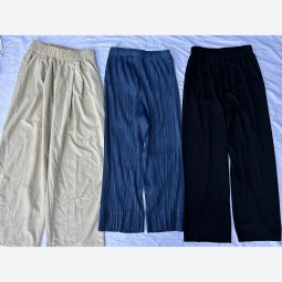 女士棉裤生产厂家 - 高品质阔腿