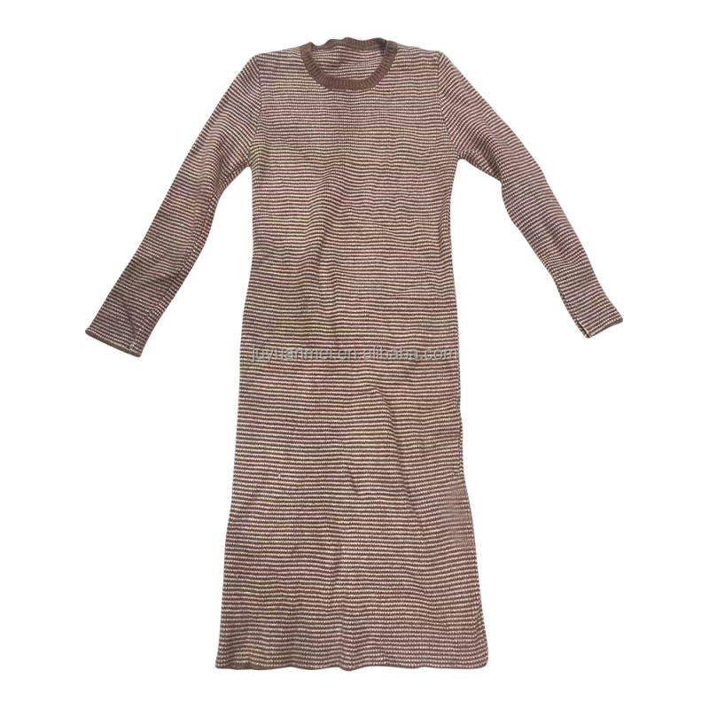 High Collar Knitted Dress Manufacturer - Factory Used Casual