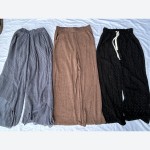 Ladies Cotton Pants Manufacturer - High Quality Wide Leg