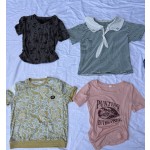 Used Solid Printed T-Shirt Factory - Women's Fashion Top
