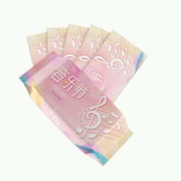 湿巾厂家-超柔软单片湿巾无酒精家庭友好环保旅行用