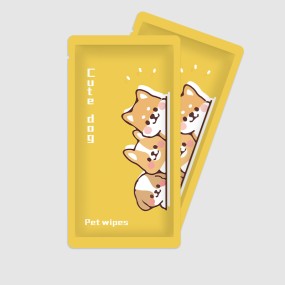 Pet Wipes Supplier - Custom Wipes Custom Packaging Design Pet Wipes for Easy Cleaning of Paws and Tear Stains