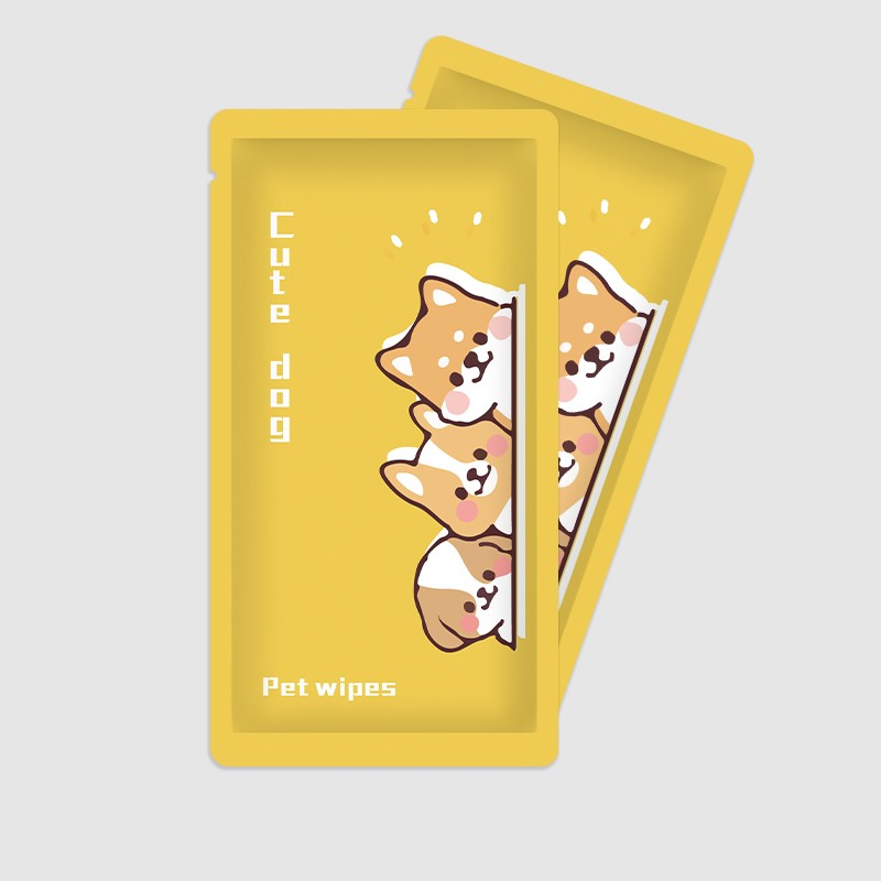 Pet Wipes Supplier - Custom Wipes Custom Packaging Design Pet Wipes for Easy Cleaning of Paws and Tear Stains