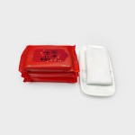 湿巾供应商-5片装定制logo图案湿巾加大加厚广告用EDI纯水