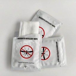 防蚊湿巾工厂-OEM定制包装香型