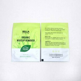 Custom Facial Wipes Factory - Unscented 100% Cotton 50gsm Makeup Removal