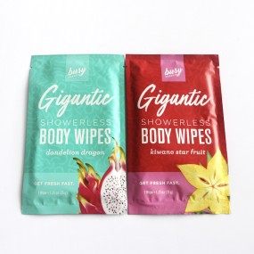 Private Label Body Wipes Factory - Handy Individually Wrapped Fragrance