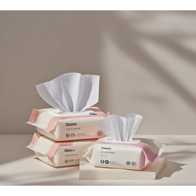 家用湿巾厂家-好奇天然护理有机湿巾柔软一次性清洁片定制尺寸