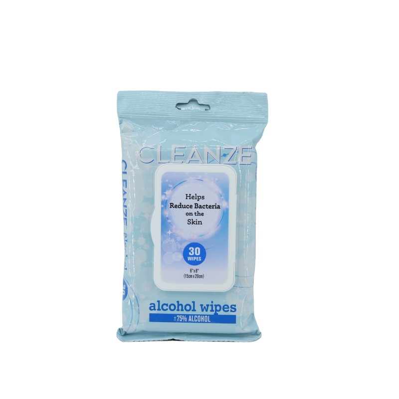 Medical Wipes Manufacturer - 30pcs Hospital-Sanitizing Spunlace Wet Wipes 75% Medical Alcohol Cleaning Wipes