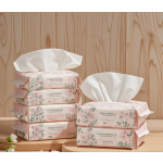 家用湿巾厂家-好奇天然护理有机湿巾柔软一次性清洁片定制尺寸