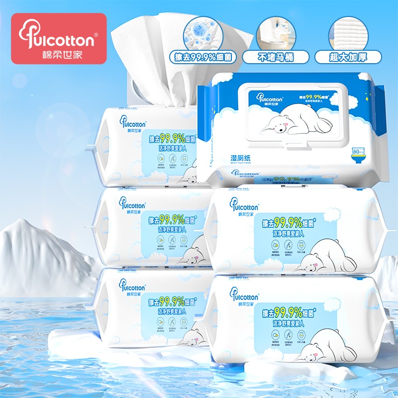 Wet Toilet Paper Supplier - Customizable Flushable Household Wet Toilet Paper Fabric Paper Wet Tissue for Cleaning