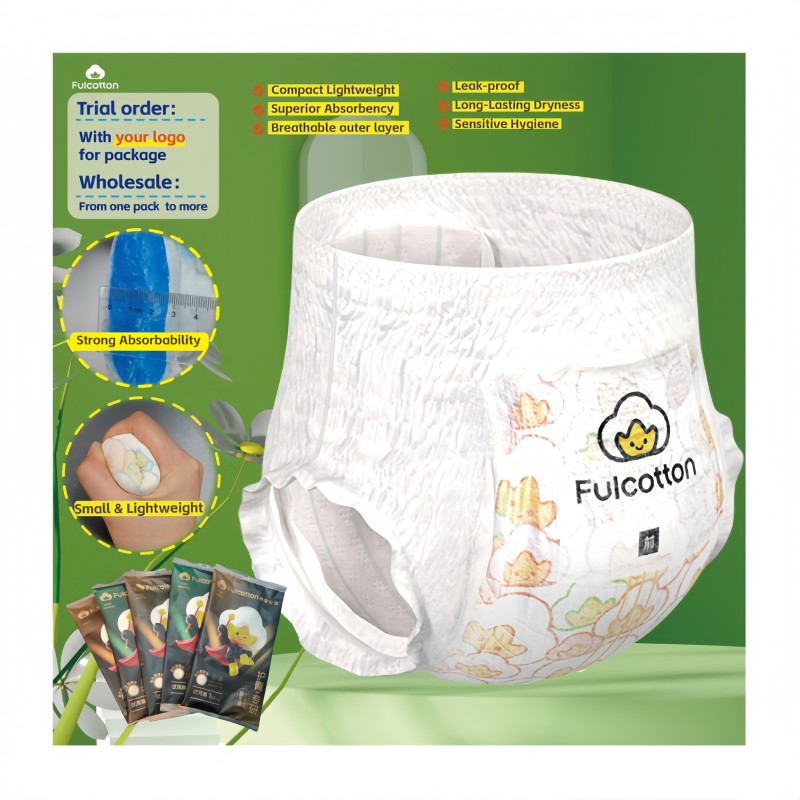 Baby Diapers Factory - Skin-Friendly Materials Non-toxic Medical Grade Probiotic Baby Pull-Up Diapers for Kids