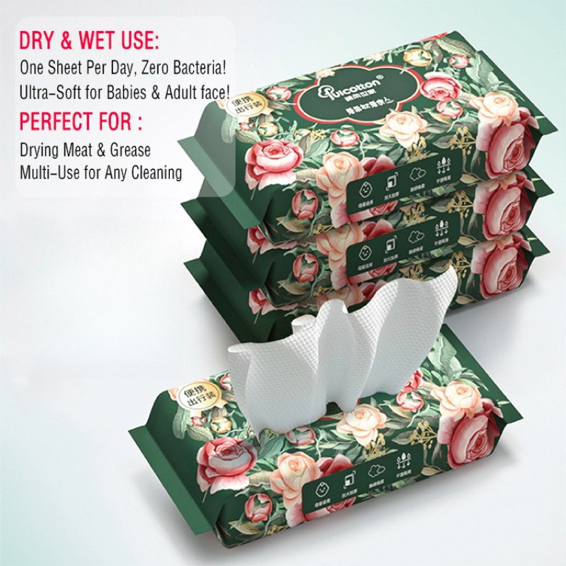 Disposable Towels Factory - ODM ODM Cotton Disposable Towels for Beauty Salon Disposable Facial Towel for Travel