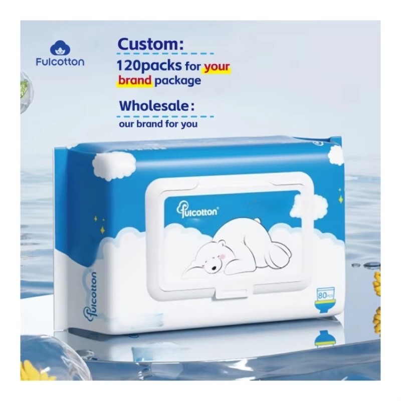 Flushable Wipes Supplier - Custom-made & Wholesale 80pcs 100% Biodegradable Flushable Wipes Biodegradable